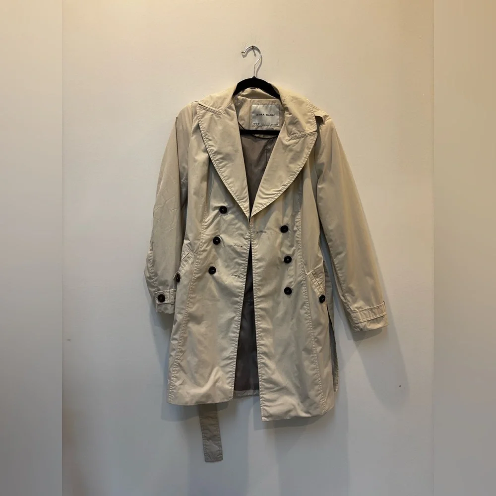 ZARA | BASIC DRESS COAT | size medium - Picture 2 of 7